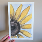 Sunflower, Original Watercolor